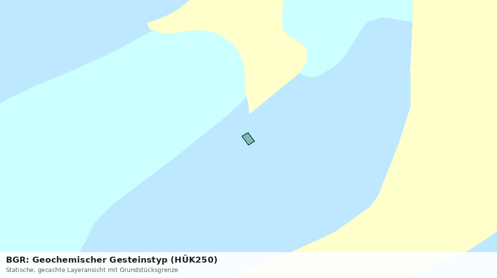 Statische Kartenansicht: BGR: Geochemischer Gesteinstyp (HÜK250)