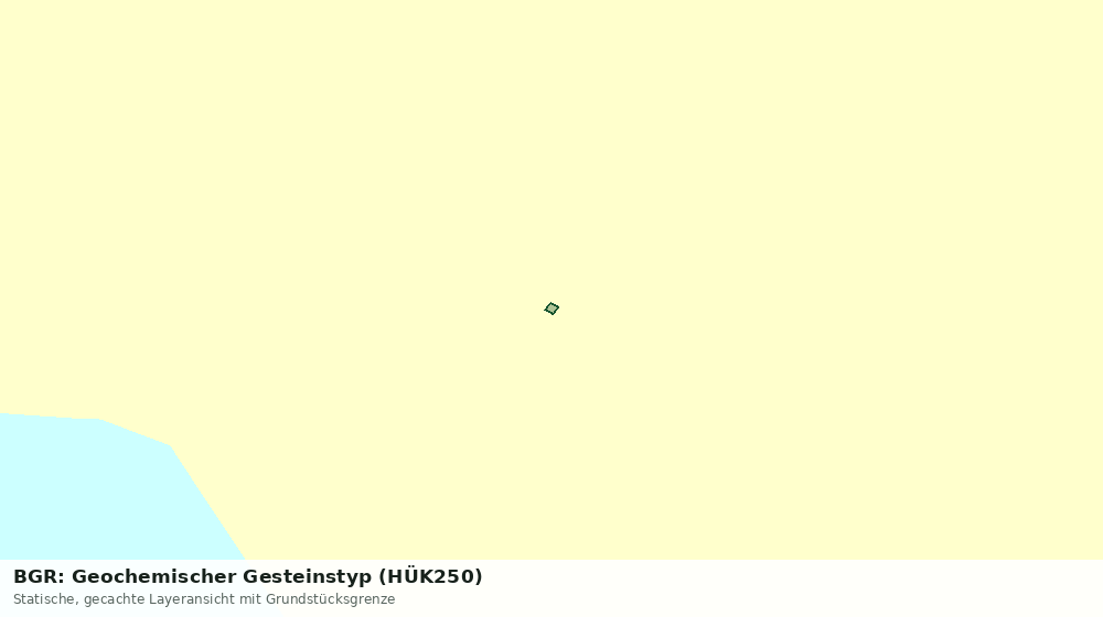 Statische Kartenansicht: BGR: Geochemischer Gesteinstyp (HÜK250)