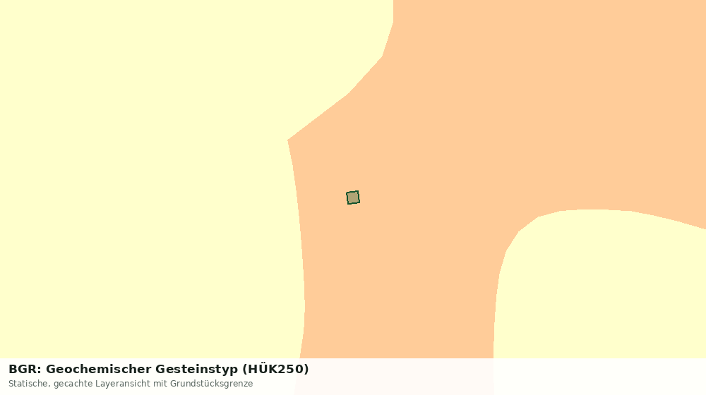 Statische Kartenansicht: BGR: Geochemischer Gesteinstyp (HÜK250)