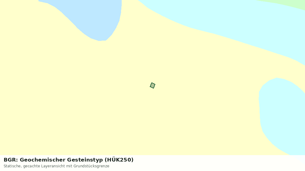 Statische Kartenansicht: BGR: Geochemischer Gesteinstyp (HÜK250)