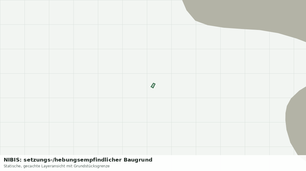 Statische Kartenansicht: NIBIS: setzungs-/hebungsempfindlicher Baugrund