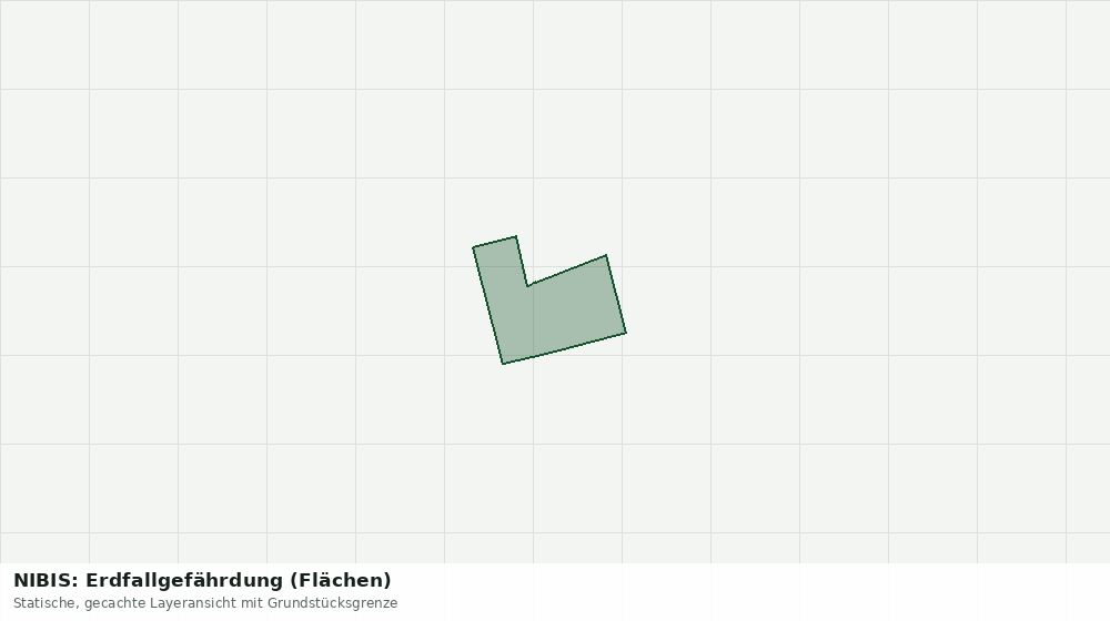 Statische Kartenansicht: NIBIS: Erdfallgefährdung (Flächen)