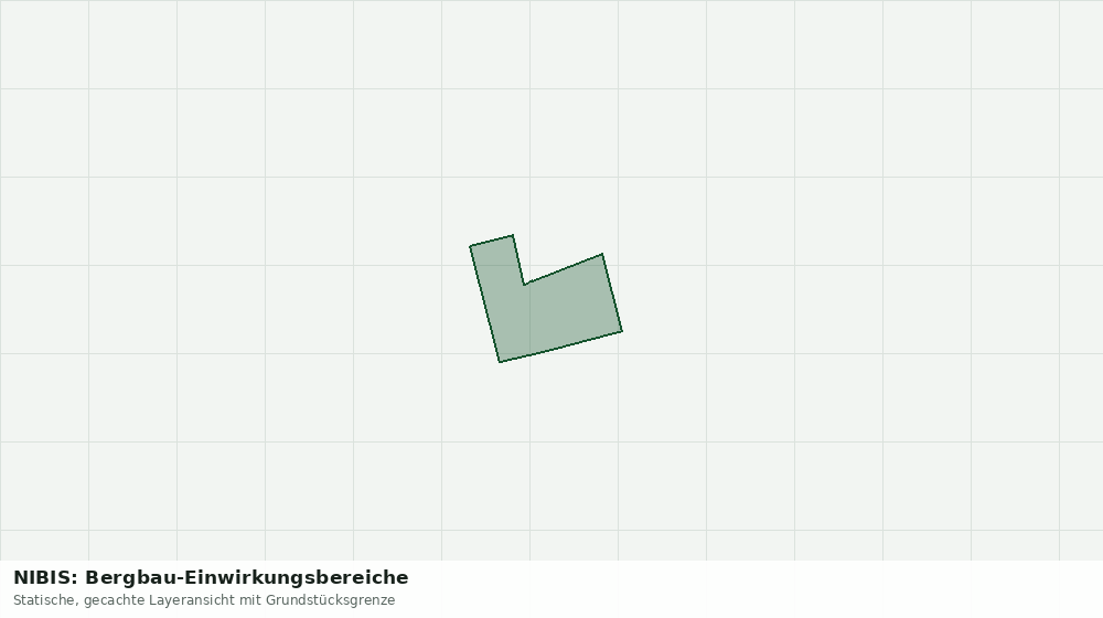 Statische Kartenansicht: NIBIS: Bergbau-Einwirkungsbereiche