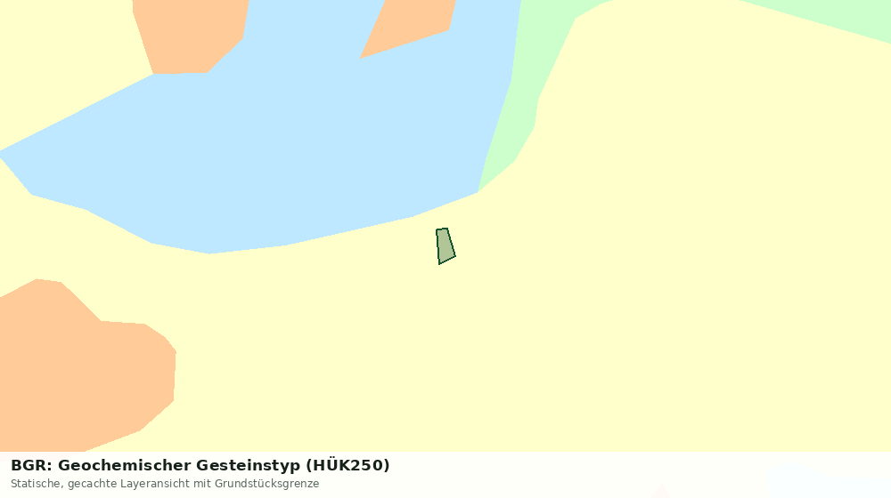 Statische Kartenansicht: BGR: Geochemischer Gesteinstyp (HÜK250)