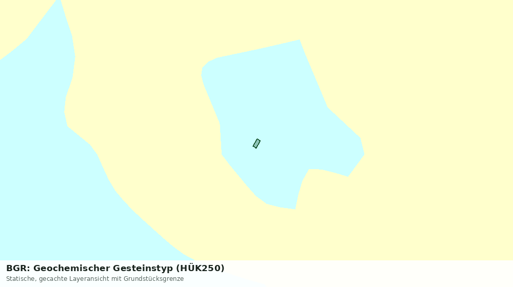 Statische Kartenansicht: BGR: Geochemischer Gesteinstyp (HÜK250)
