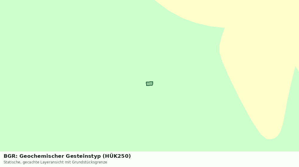 Statische Kartenansicht: BGR: Geochemischer Gesteinstyp (HÜK250)