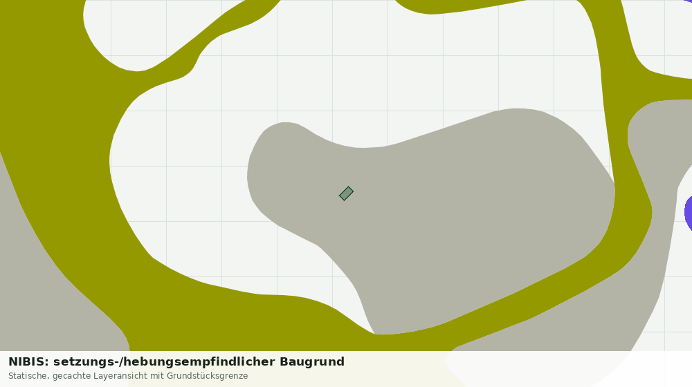 Statische Kartenansicht: NIBIS: setzungs-/hebungsempfindlicher Baugrund