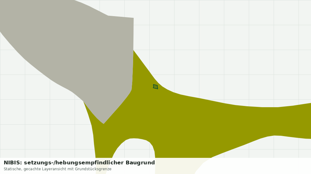 Statische Kartenansicht: NIBIS: setzungs-/hebungsempfindlicher Baugrund