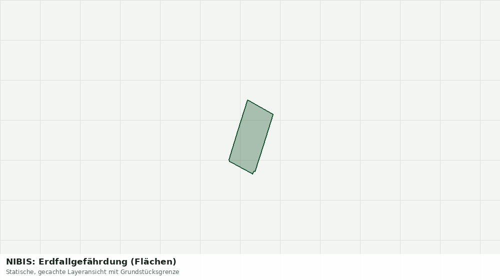 Statische Kartenansicht: NIBIS: Erdfallgefährdung (Flächen)
