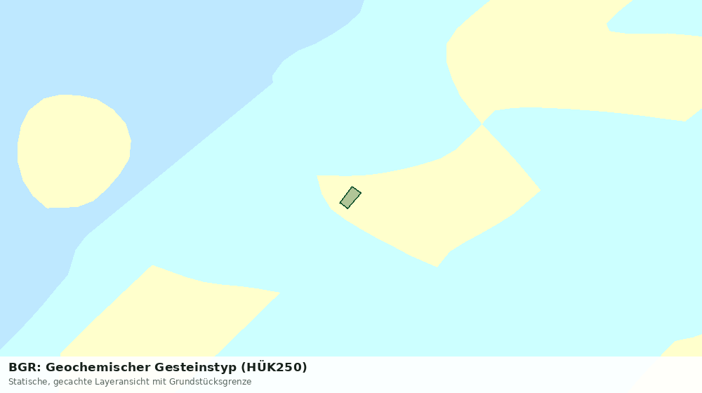 Statische Kartenansicht: BGR: Geochemischer Gesteinstyp (HÜK250)