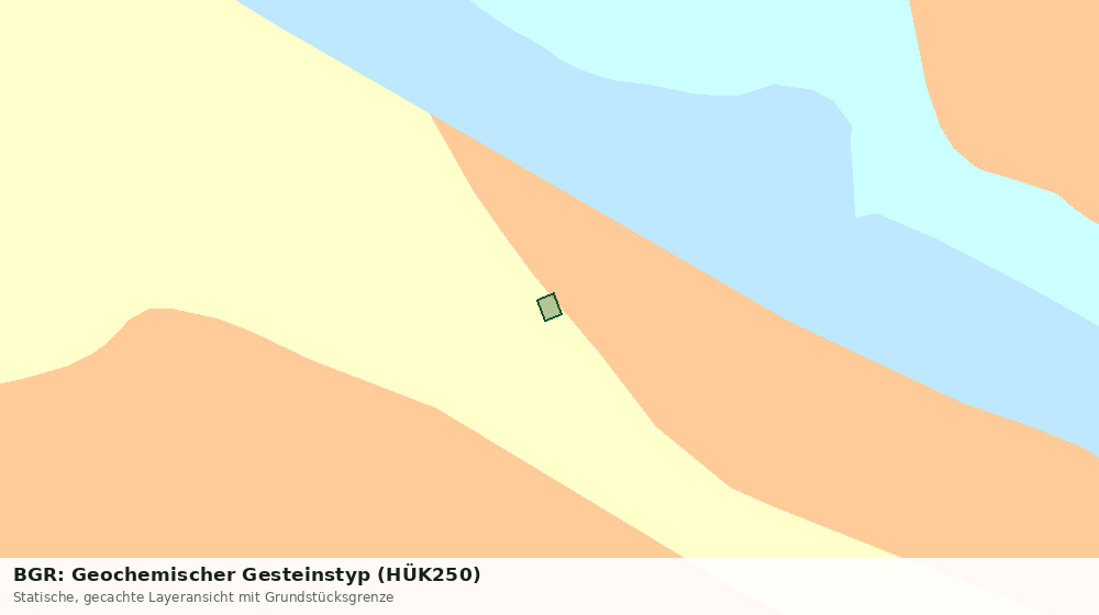 Statische Kartenansicht: BGR: Geochemischer Gesteinstyp (HÜK250)