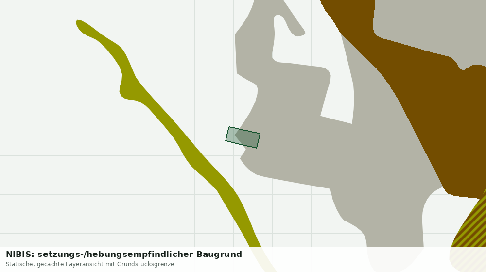 Statische Kartenansicht: NIBIS: setzungs-/hebungsempfindlicher Baugrund