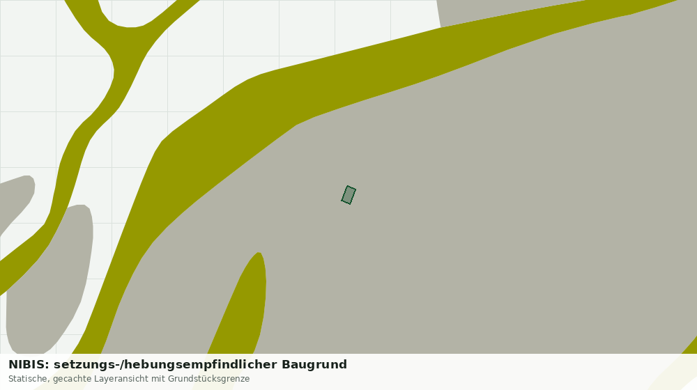 Statische Kartenansicht: NIBIS: setzungs-/hebungsempfindlicher Baugrund