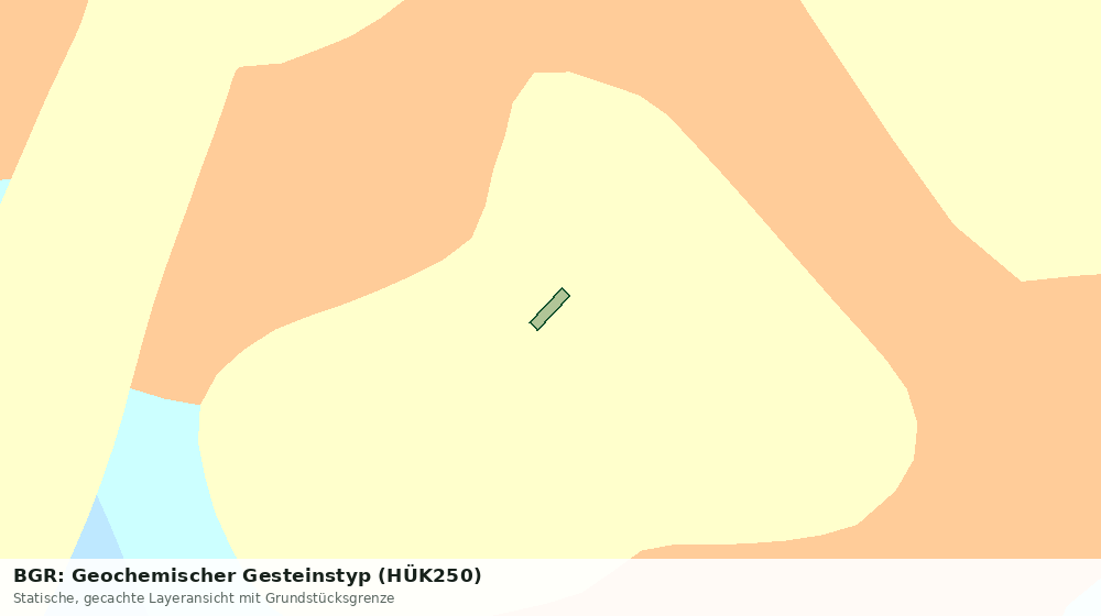 Statische Kartenansicht: BGR: Geochemischer Gesteinstyp (HÜK250)