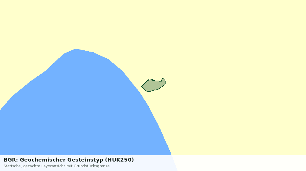 Statische Kartenansicht: BGR: Geochemischer Gesteinstyp (HÜK250)