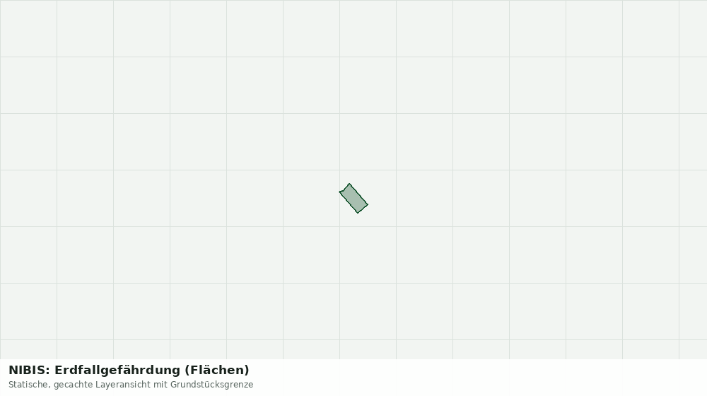 Statische Kartenansicht: NIBIS: Erdfallgefährdung (Flächen)