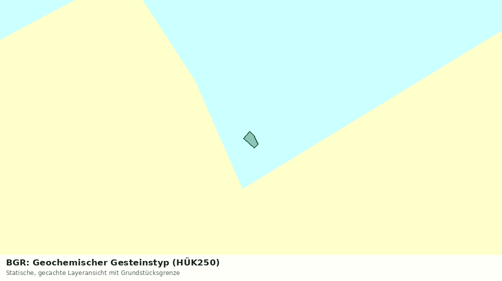 Statische Kartenansicht: BGR: Geochemischer Gesteinstyp (HÜK250)