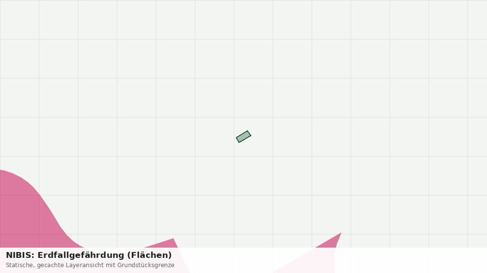 Statische Kartenansicht: NIBIS: Erdfallgefährdung (Flächen)