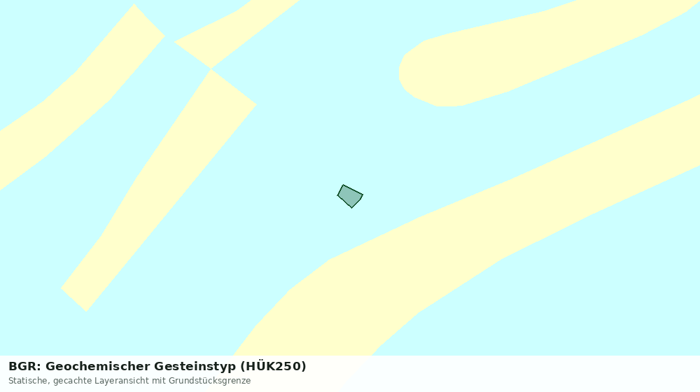 Statische Kartenansicht: BGR: Geochemischer Gesteinstyp (HÜK250)
