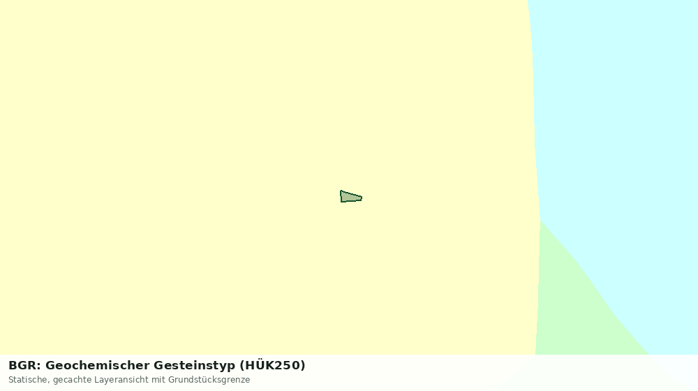 Statische Kartenansicht: BGR: Geochemischer Gesteinstyp (HÜK250)