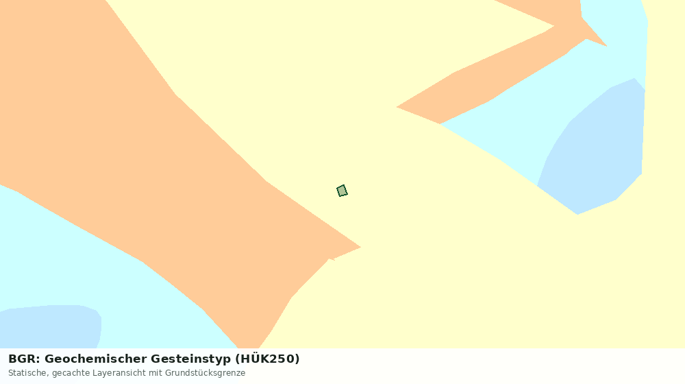 Statische Kartenansicht: BGR: Geochemischer Gesteinstyp (HÜK250)