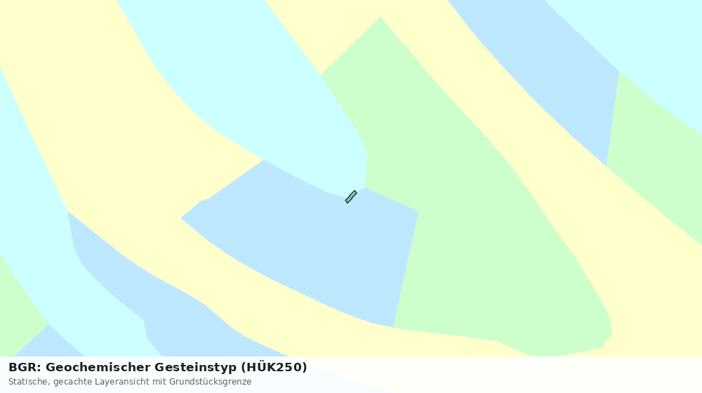 Statische Kartenansicht: BGR: Geochemischer Gesteinstyp (HÜK250)