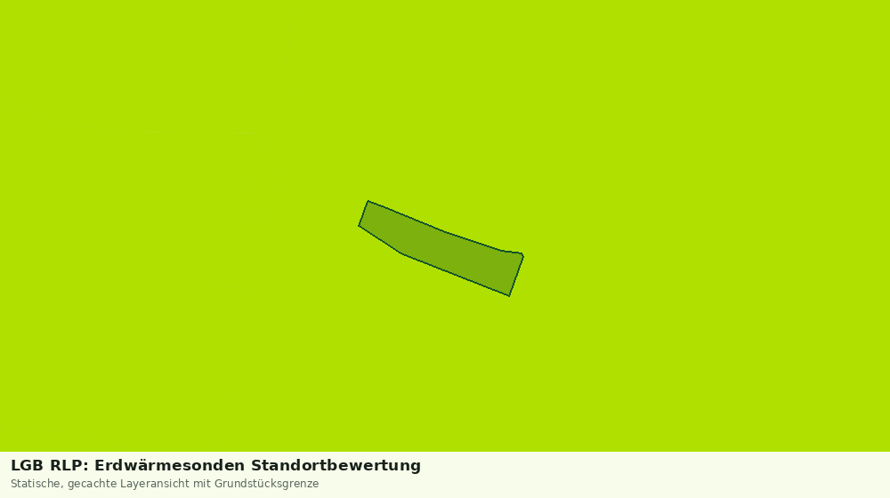 Statische Kartenansicht: LGB RLP: Erdwärmesonden Standortbewertung