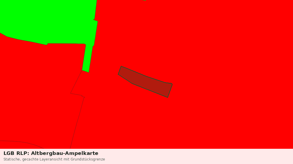 Statische Kartenansicht: LGB RLP: Altbergbau-Ampelkarte