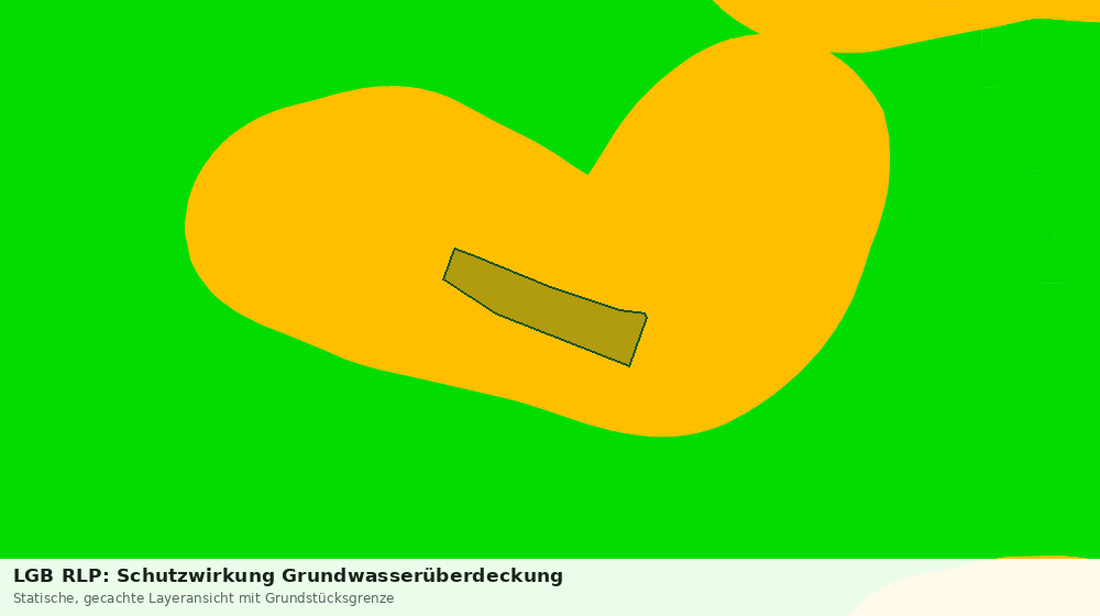 Statische Kartenansicht: LGB RLP: Schutzwirkung Grundwasserüberdeckung