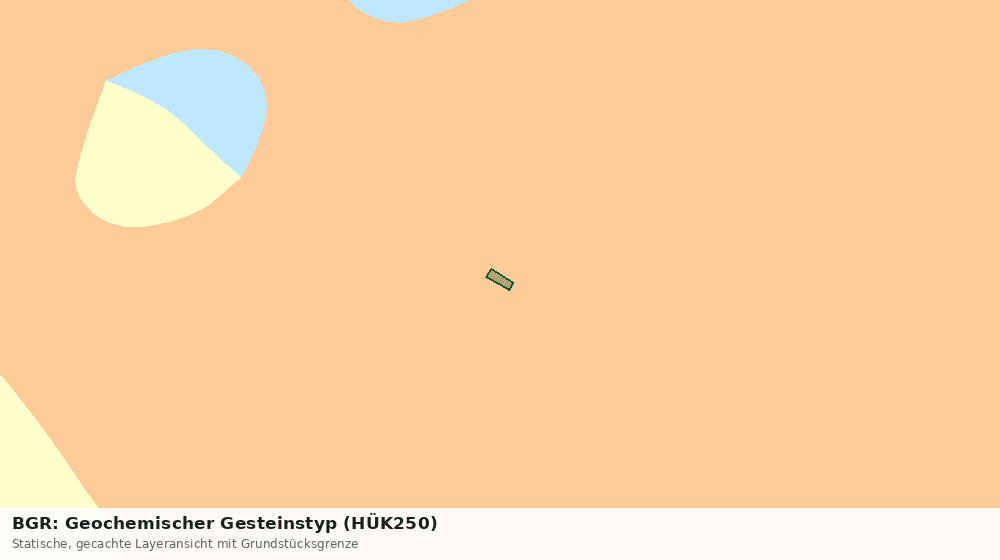 Statische Kartenansicht: BGR: Geochemischer Gesteinstyp (HÜK250)