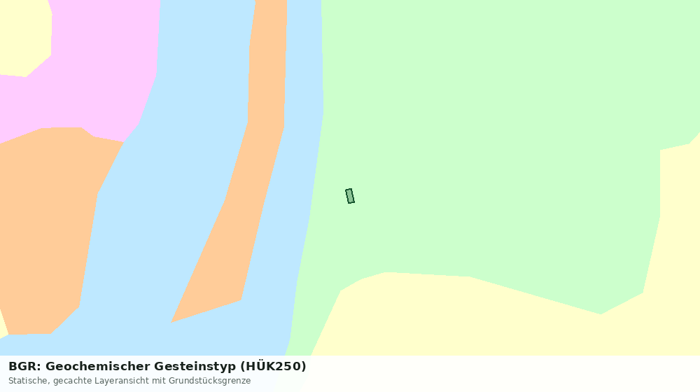 Statische Kartenansicht: BGR: Geochemischer Gesteinstyp (HÜK250)