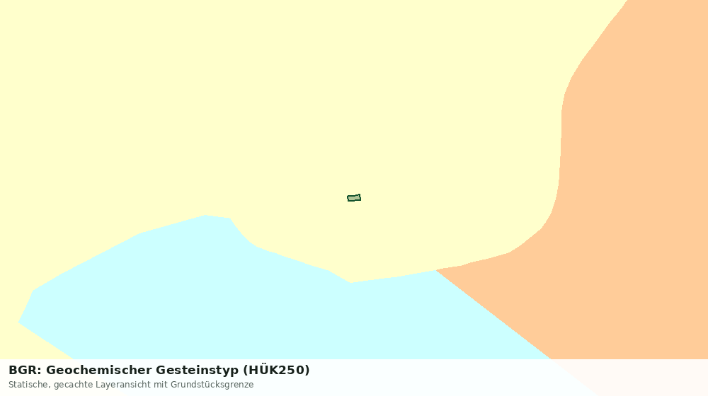 Statische Kartenansicht: BGR: Geochemischer Gesteinstyp (HÜK250)