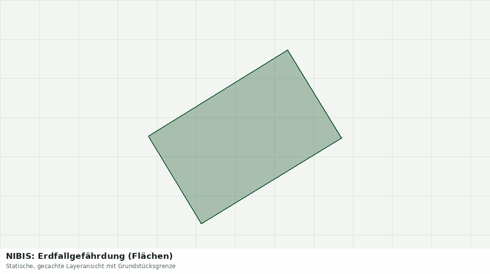 Statische Kartenansicht: NIBIS: Erdfallgefährdung (Flächen)
