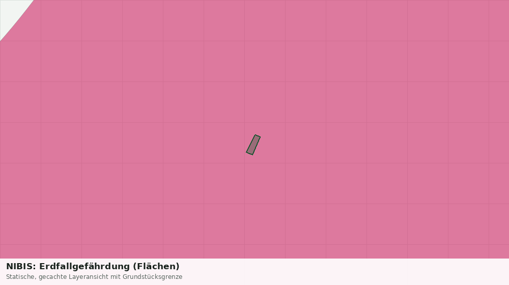 Statische Kartenansicht: NIBIS: Erdfallgefährdung (Flächen)
