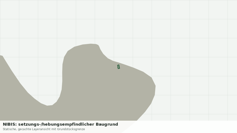 Statische Kartenansicht: NIBIS: setzungs-/hebungsempfindlicher Baugrund