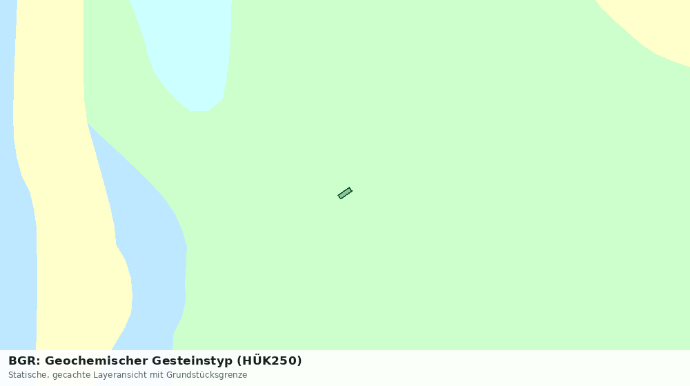 Statische Kartenansicht: BGR: Geochemischer Gesteinstyp (HÜK250)