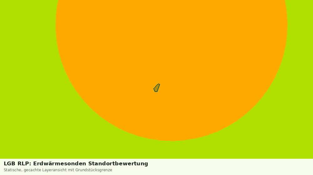 Statische Kartenansicht: LGB RLP: Erdwärmesonden Standortbewertung