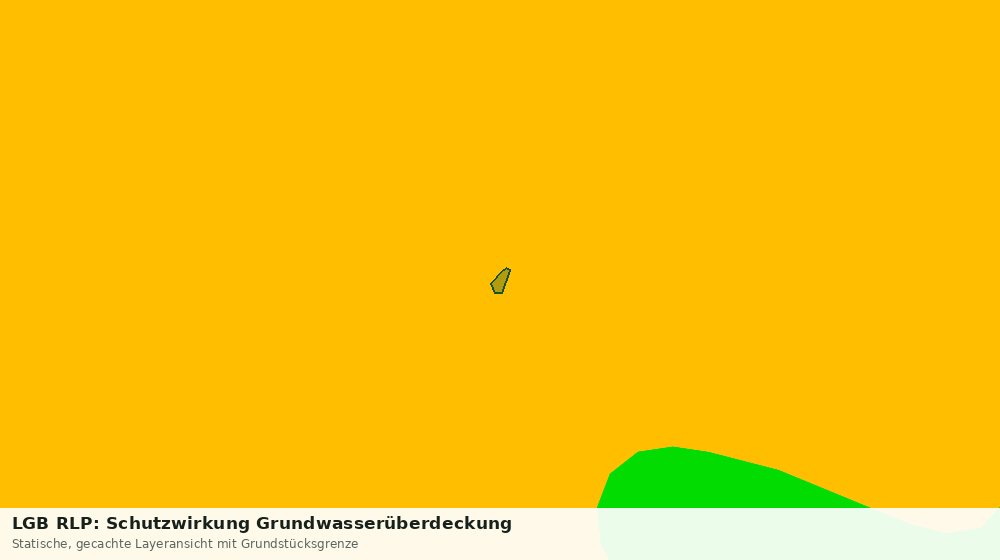Statische Kartenansicht: LGB RLP: Schutzwirkung Grundwasserüberdeckung