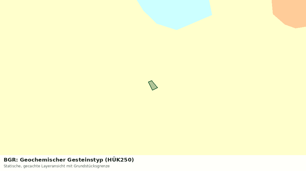 Statische Kartenansicht: BGR: Geochemischer Gesteinstyp (HÜK250)
