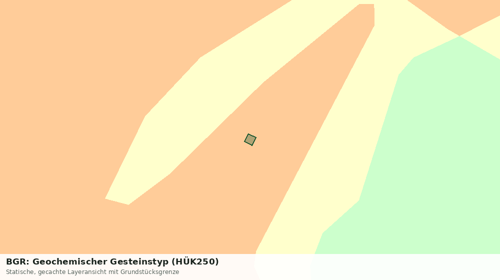 Statische Kartenansicht: BGR: Geochemischer Gesteinstyp (HÜK250)