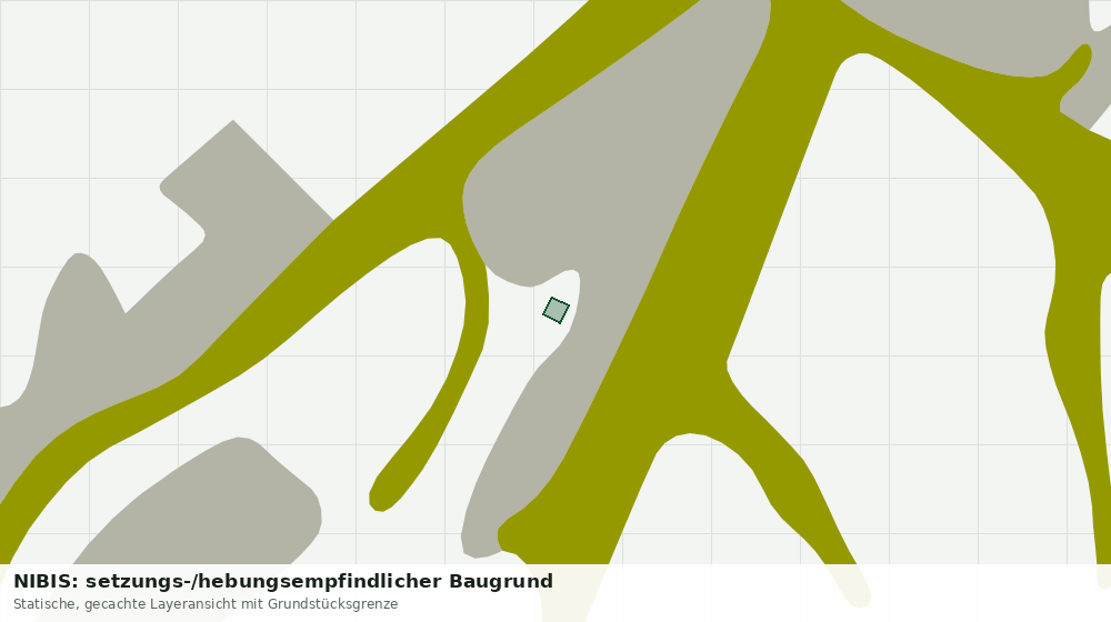 Statische Kartenansicht: NIBIS: setzungs-/hebungsempfindlicher Baugrund