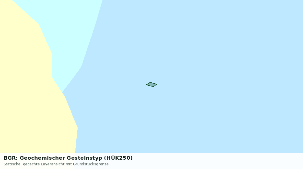 Statische Kartenansicht: BGR: Geochemischer Gesteinstyp (HÜK250)
