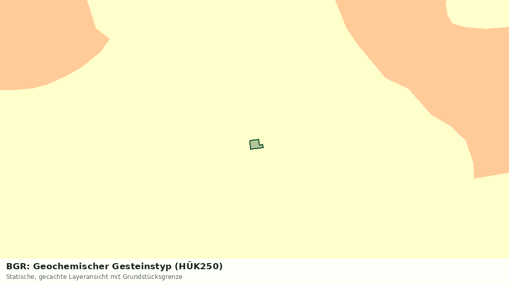 Statische Kartenansicht: BGR: Geochemischer Gesteinstyp (HÜK250)