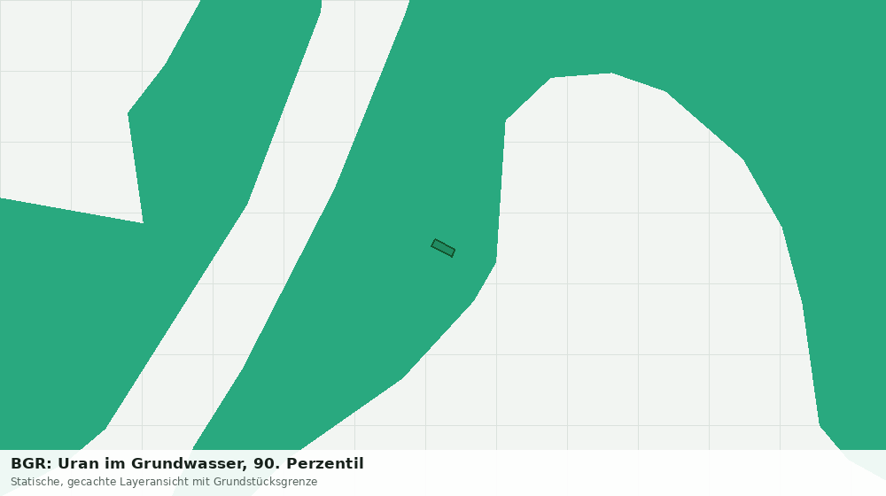 Statische Kartenansicht: BGR: Uran im Grundwasser, 90. Perzentil