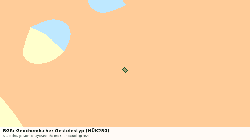 Statische Kartenansicht: BGR: Geochemischer Gesteinstyp (HÜK250)