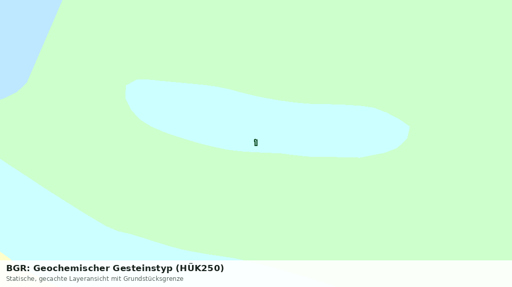 Statische Kartenansicht: BGR: Geochemischer Gesteinstyp (HÜK250)