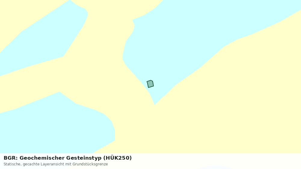 Statische Kartenansicht: BGR: Geochemischer Gesteinstyp (HÜK250)