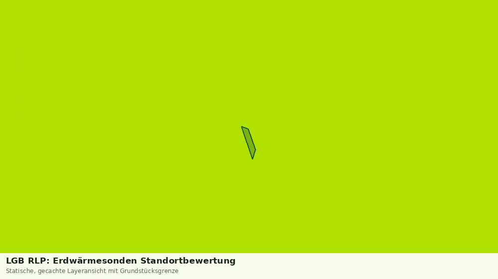 Statische Kartenansicht: LGB RLP: Erdwärmesonden Standortbewertung