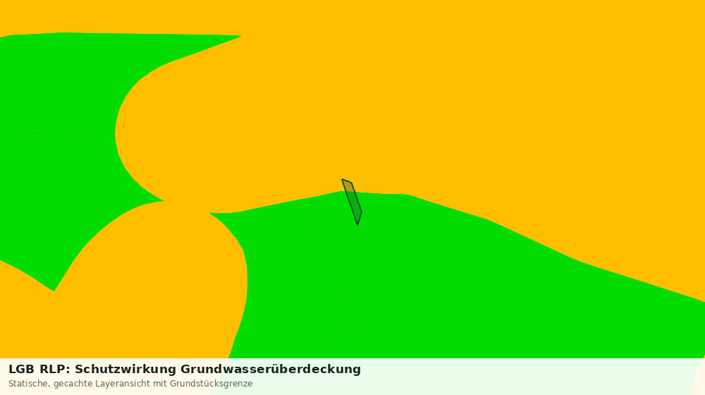 Statische Kartenansicht: LGB RLP: Schutzwirkung Grundwasserüberdeckung