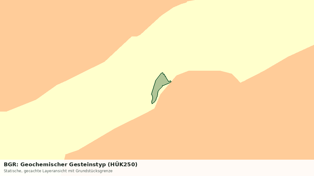 Statische Kartenansicht: BGR: Geochemischer Gesteinstyp (HÜK250)